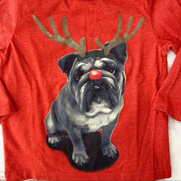 Gap Playtime Favorites Reindeer Bulldog Top - Picture 2 of 4